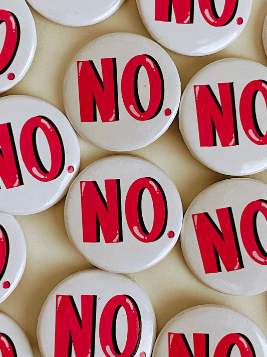 "No" BUTTON